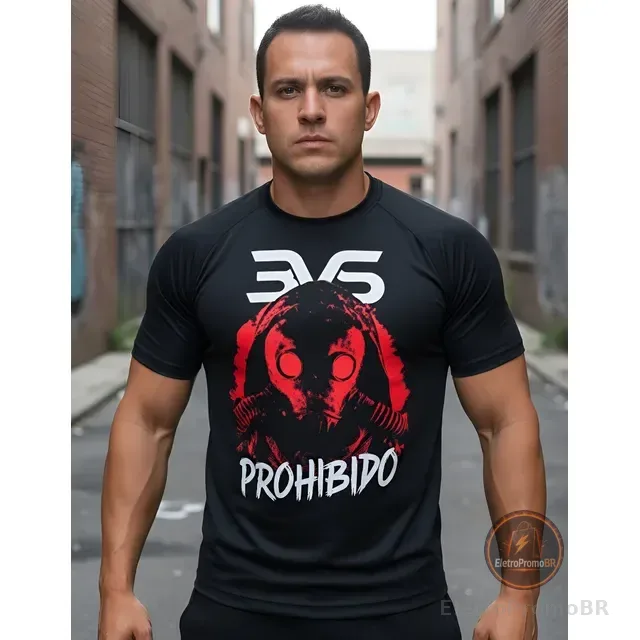 Camiseta Prohibido - Linha Fitness 3vs