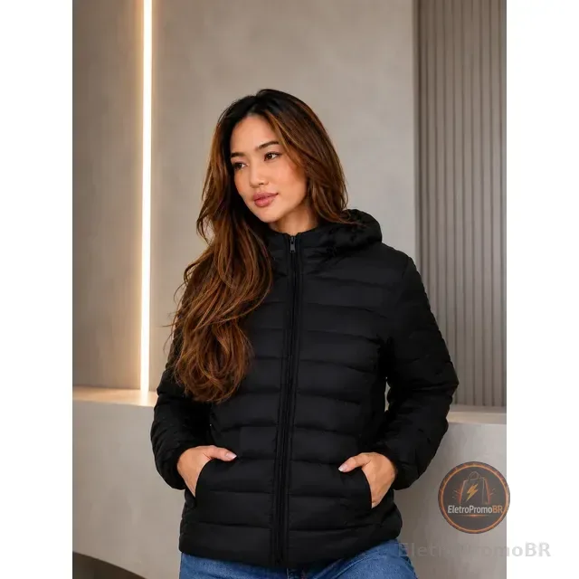 Jaqueta Feminina Puffer Bobojaco Premium