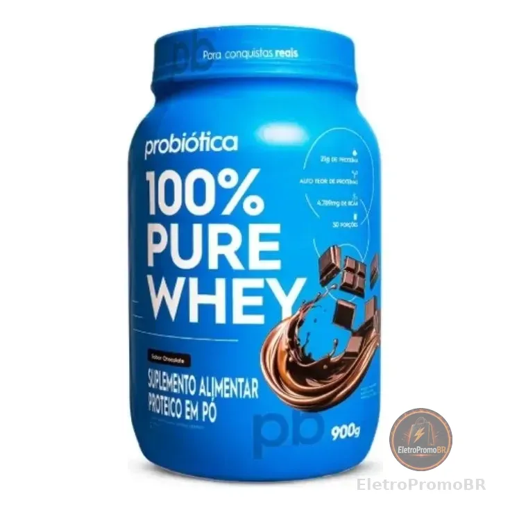 100% Pure Whey 900g Probiotica Chocolate