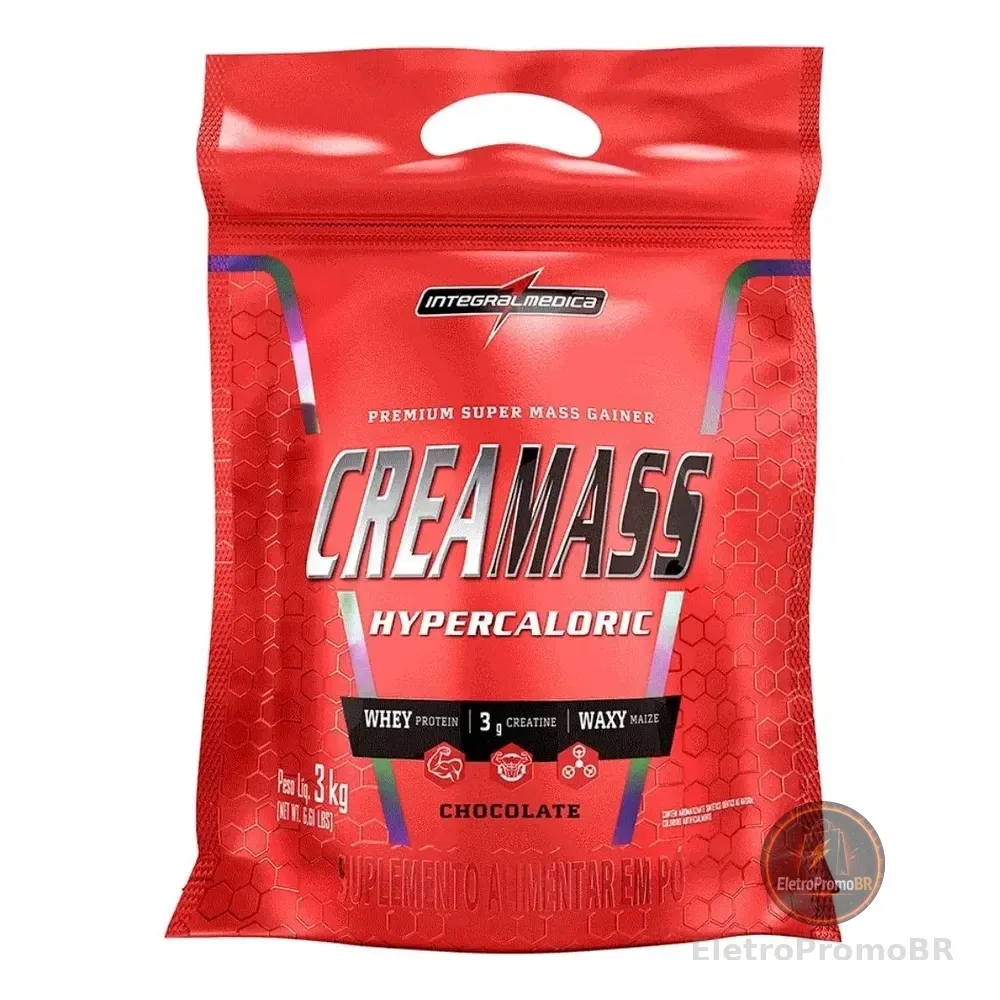 Creamass Hipercalórico Pouch Chocolate 3kg Integralmédica