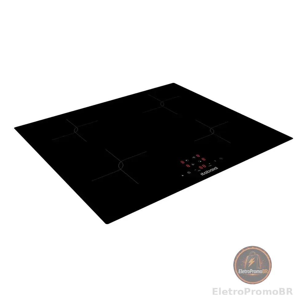Cooktop Itatiaia Master 4 Bocas Vidro Preto Indução