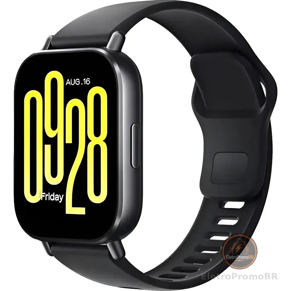 Smartwatch Redmi Watch 5 Active Tela 2  Lcd Bluetooth 5.3 Preto