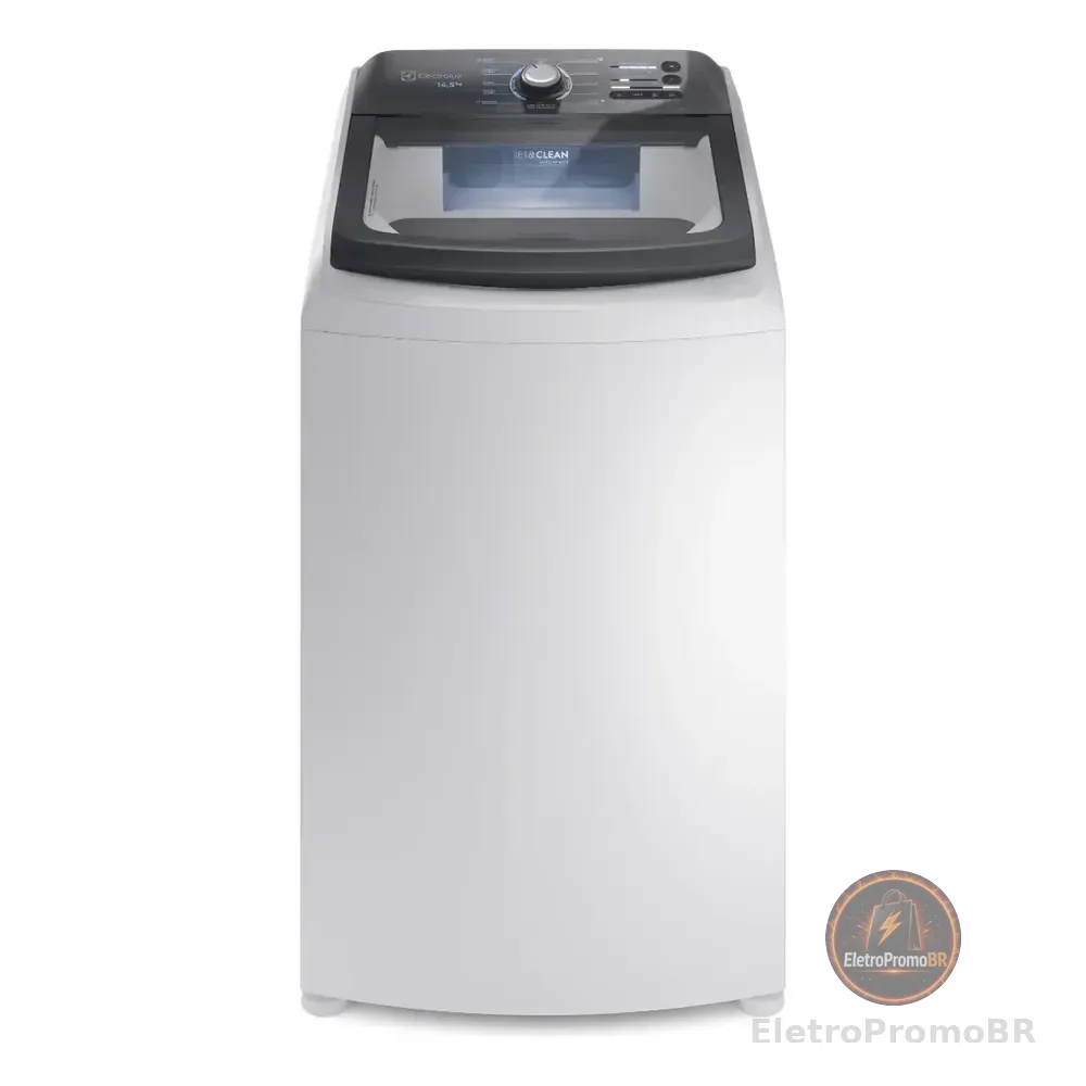 Máquina De Lavar Electrolux 14,5kg Efficient Jetclean Lee15 Branco 127v