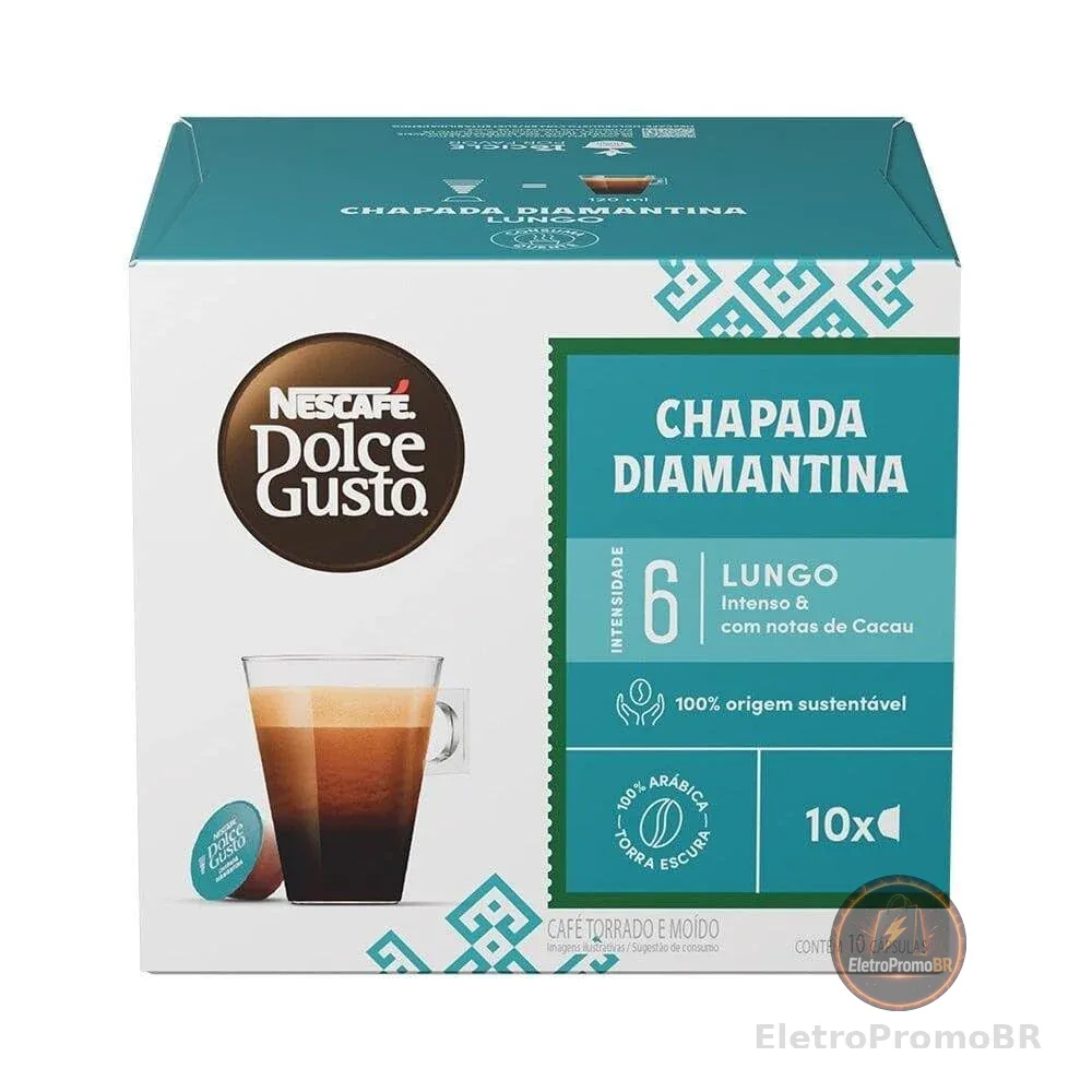 Cápsula de Café Dolce Gusto Chapada Diamantina 10 Caps 60g
