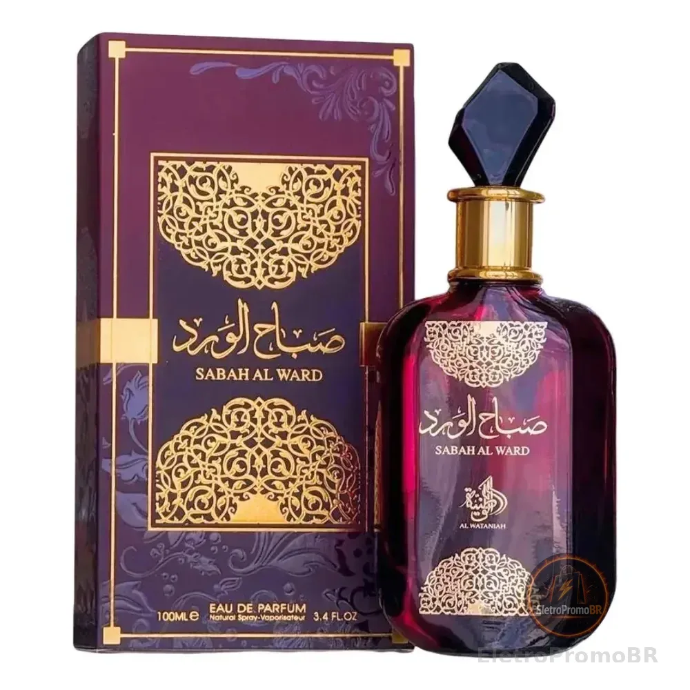 Perfume Arabe Feminino Sabah Al Ward 100ml Al Wataniah Al Wataniah