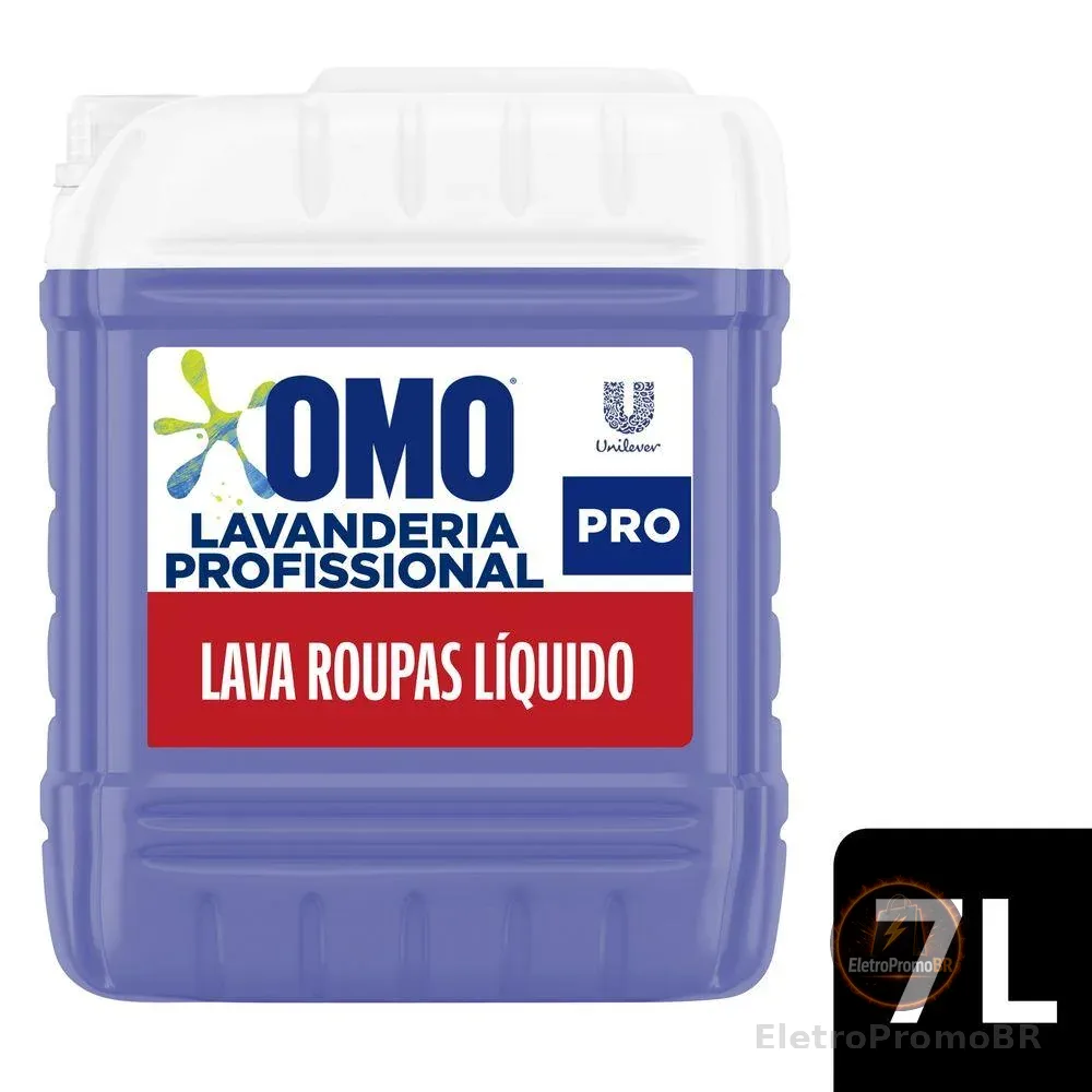 Sabão Liquido OMO Pro Lavanderia Profissional 7L