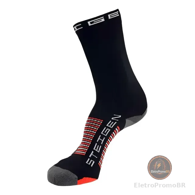 Meia Steigen Cano Alto Para Corrida Running Esportes