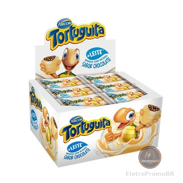 Chocolate Tortuguita Branco 24 Unidades 15,5g