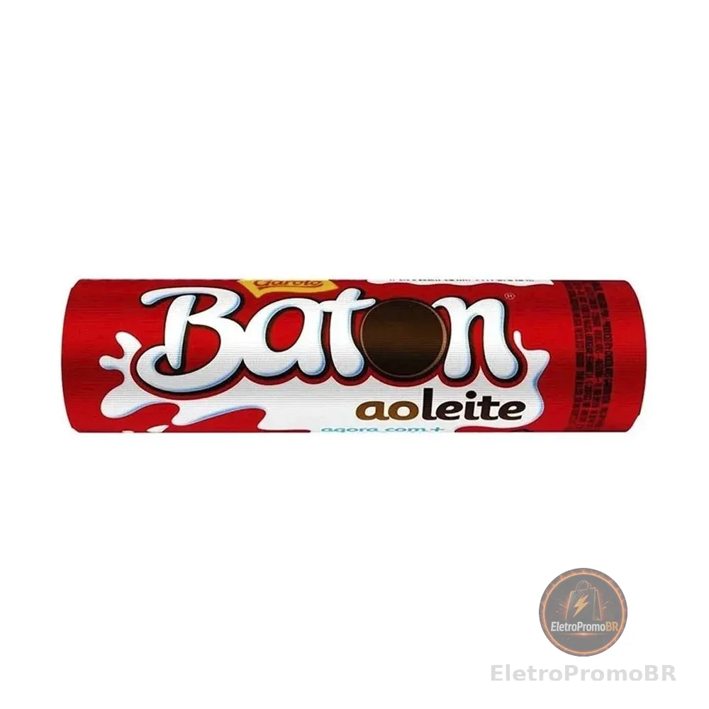 Chocolate Baton ao Leite - Embalagem com 30 Unidades