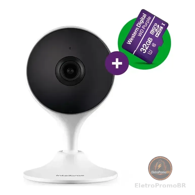 Câmera De Vídeo Wi-fi Intelbras Im3 C Microsd 32gb Branco