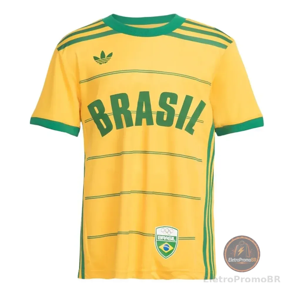 Camisa Originals Brasil Cob adidas Amarelo P