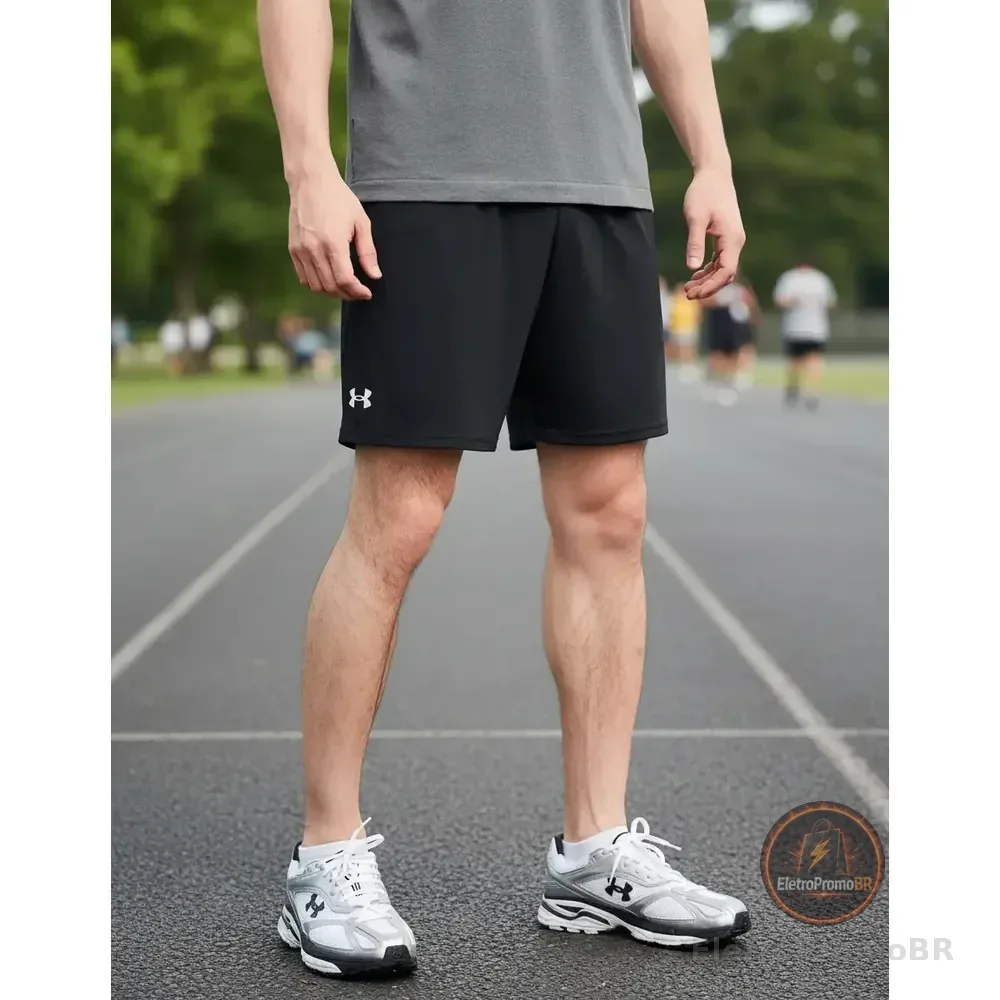 Bermuda Academia Short Fitness Masculina Tech Under Armour Preto M