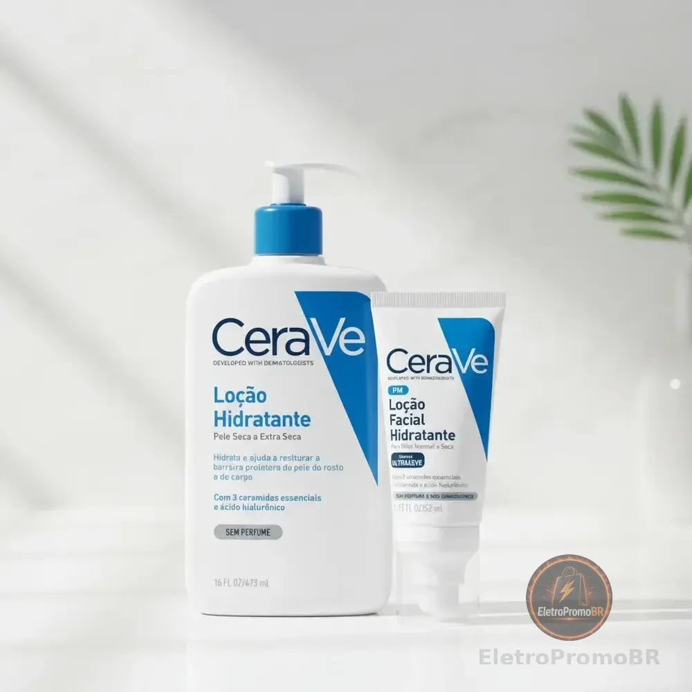 Cerave Loção Hidratante Ácido Hialurônico 473ml Fluido Kit