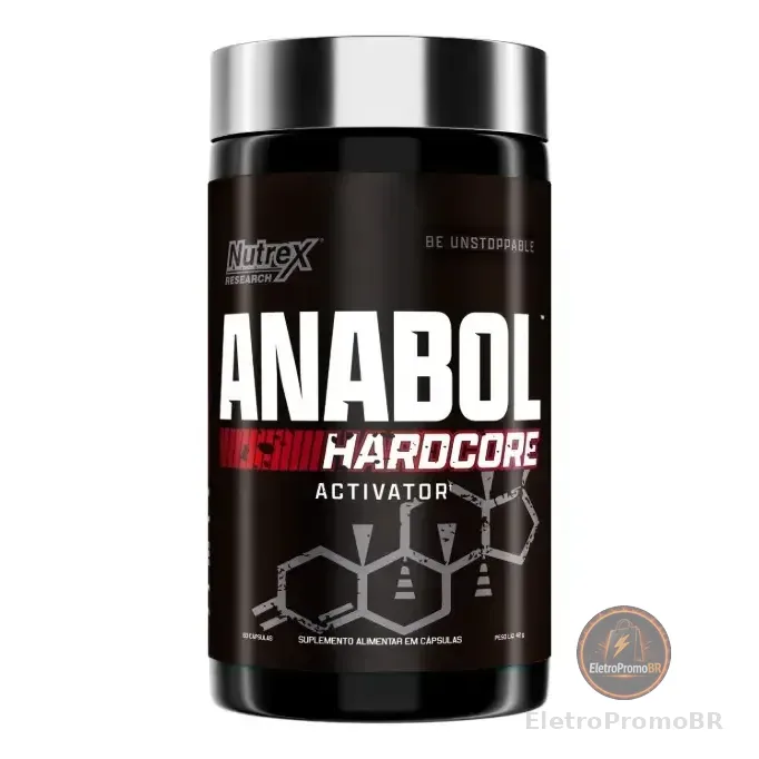 Suplemento Em Cápsulas Aminoácidos Premium Anabol Hardcore Activador Nutrex Research Sem Sabor Sem Sabor