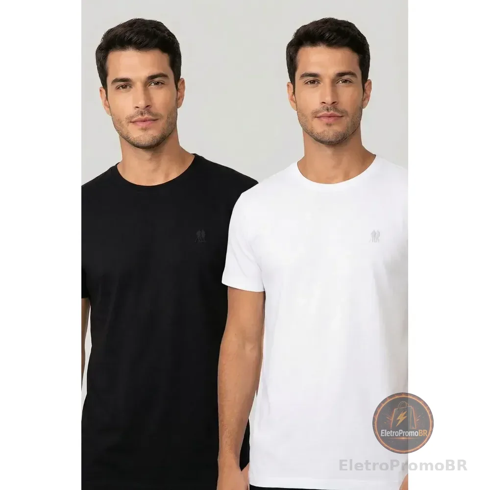 Kit 4 Camisetas Masculinas Polo Wear Sortido Sortido G Lisa