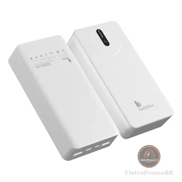 Powerbank 20000mah Carregador 22.5w Pd Portátil Carga Rápida