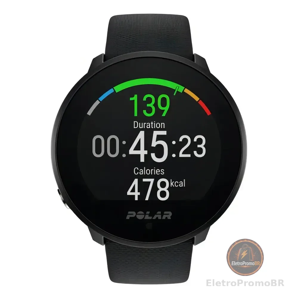 Relógio Esportivo Polar Unite Preto Mesh
