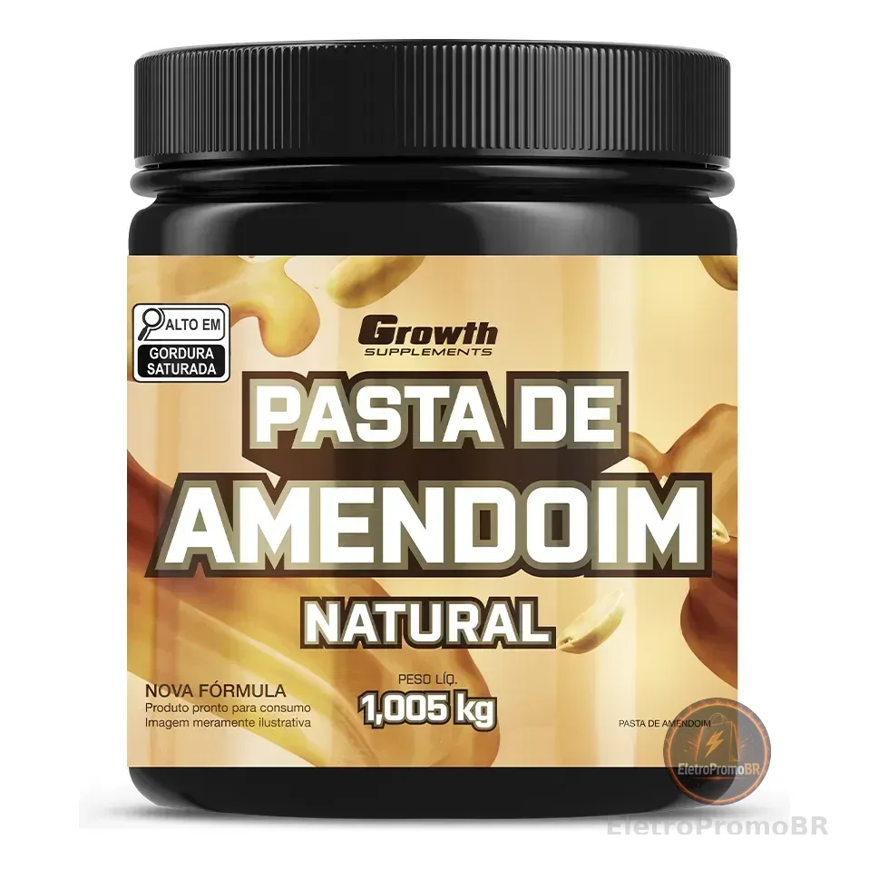 Pasta De Amendoim Integral Torrado 1kg Growth Supplements Natural