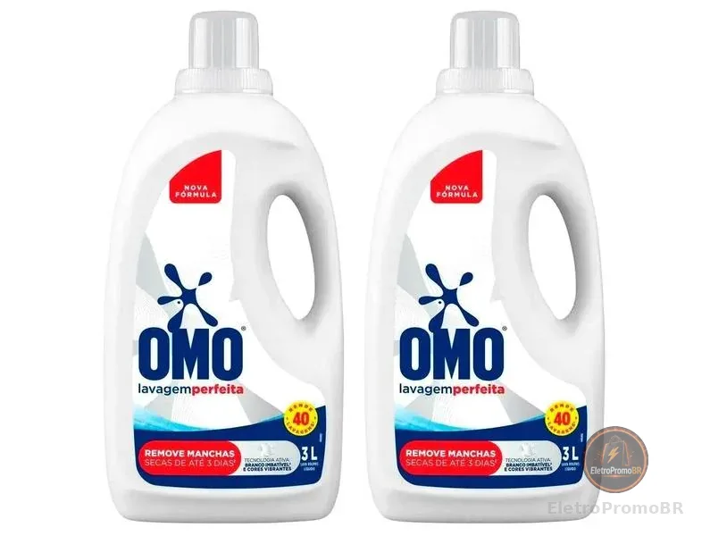 Kit Sabão Líquido Omo Lavagem Perfeita