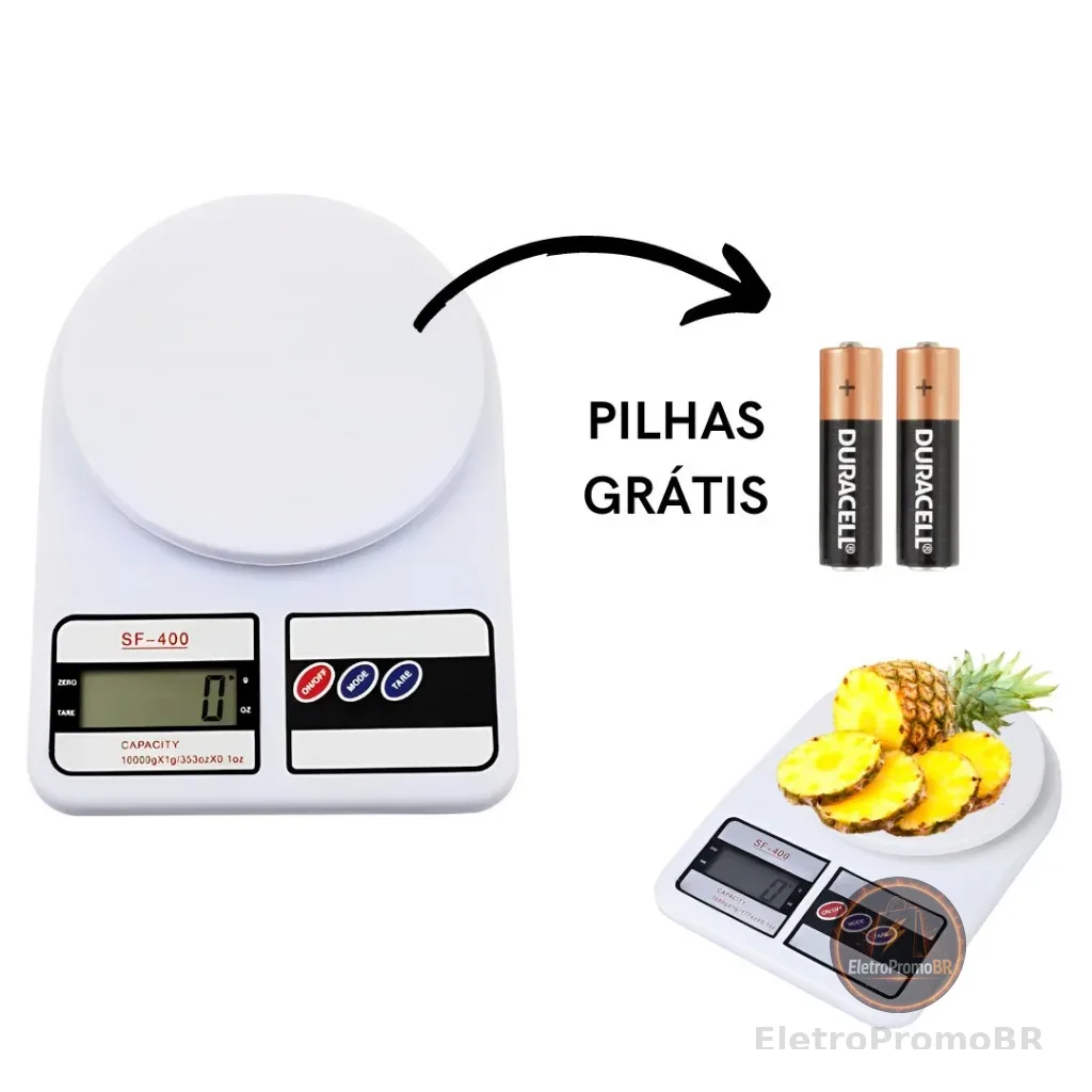 Balança Digital Cozinha 10Kg Balança de Precisão Digital Balança de Alimentos Cozinha