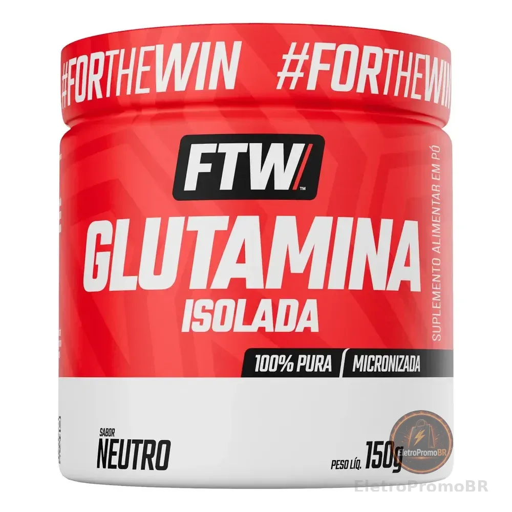 Glutamina Micronizada Isolada - 150g Neutro - Ftw Sabor Sem Sabor