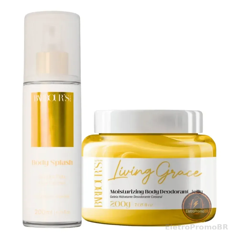 Kit Body Splash E Geleia Hidratante Corporal Living Grace Ba