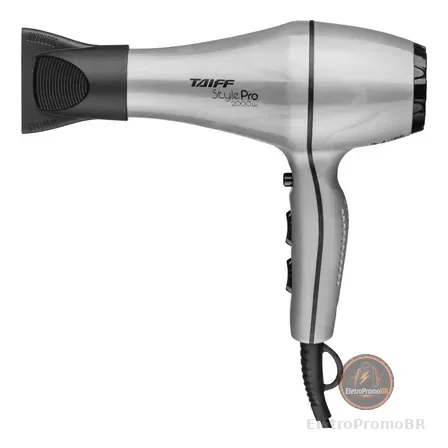 Secador De Cabelos Taiff Style Pro 2000w Prata 220v