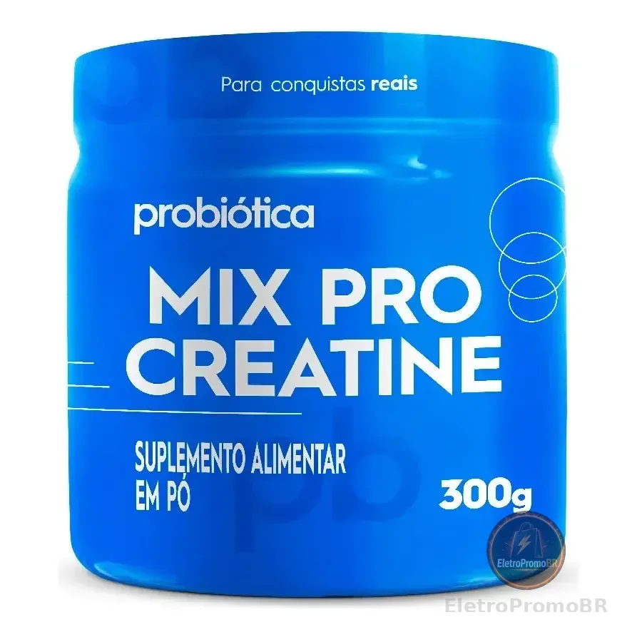 Suplemento Alimentar Em Pó Probiótica Mix Pro Creatine 300g Sem Sabor