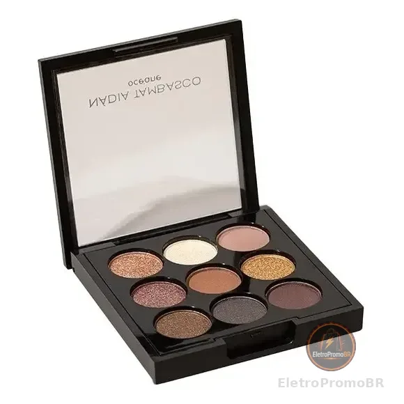 Paleta De Sombras Nádia Tambasco By Océane - To Go Basic Cor Da Sombra Diversas