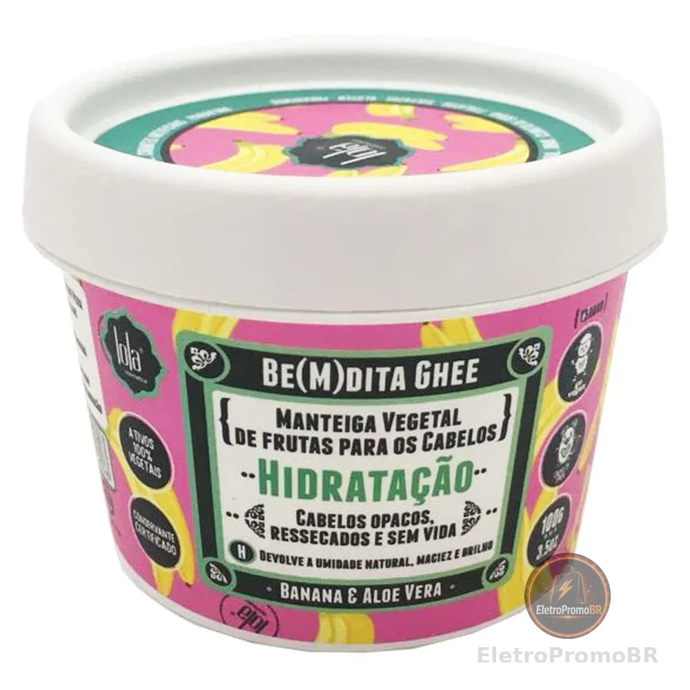 Bemdita Ghee Hidratação Banana 100g , Lola Cosmetics