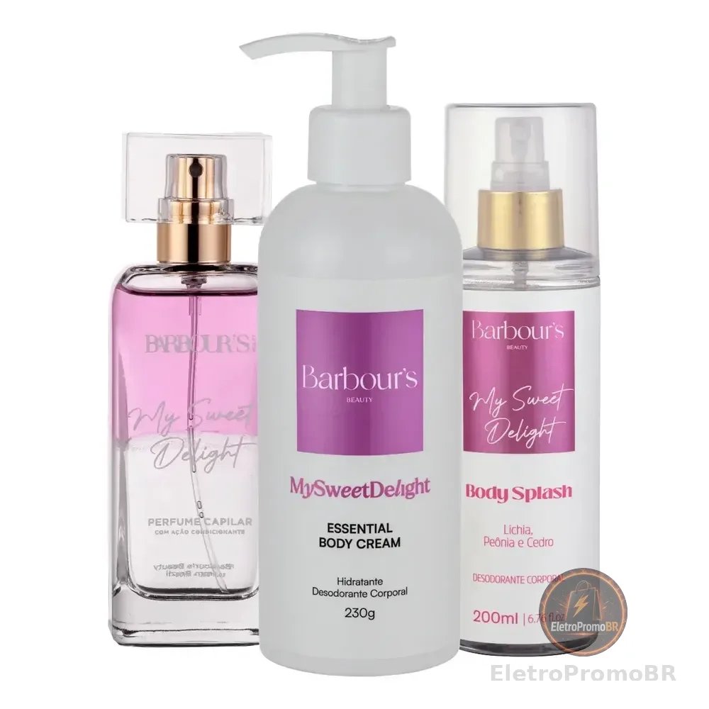 Body Splash Corporal Perfume Capilar My Sweet Delight Barbour's Beauty