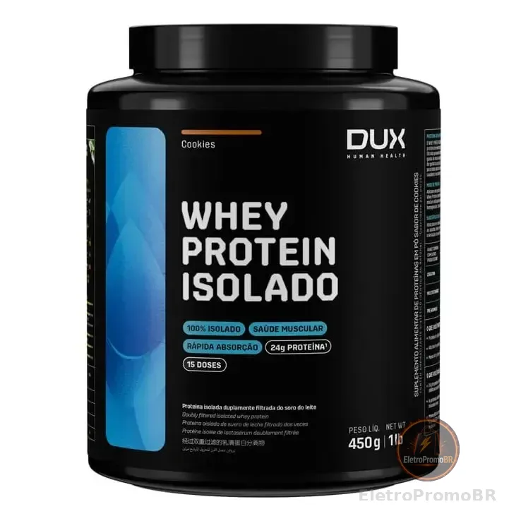 Whey Protein Isolado - 450g Baunilha - Dux Nutrition
