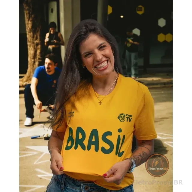 Camisa 10 Amarela Traje  Cazétv