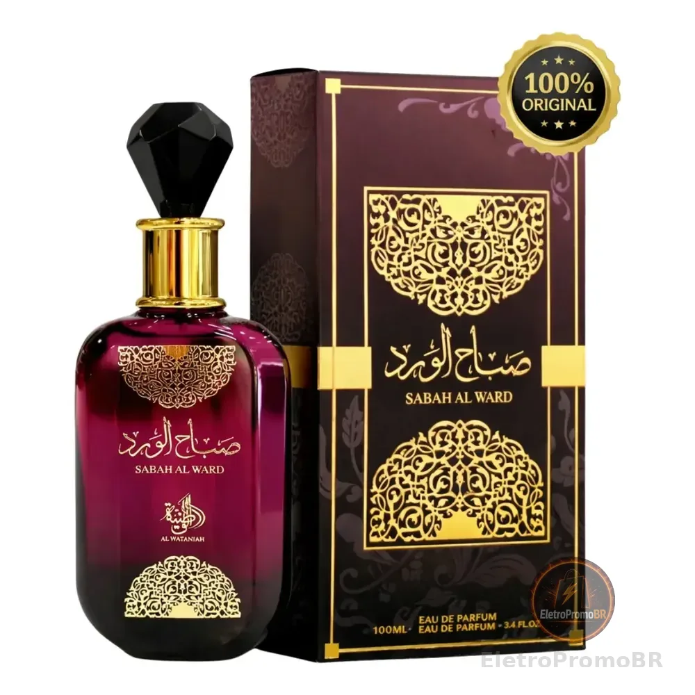 Perfume Arabe Feminino Al Wataniah Sabah Al Ward Edp 100ml
