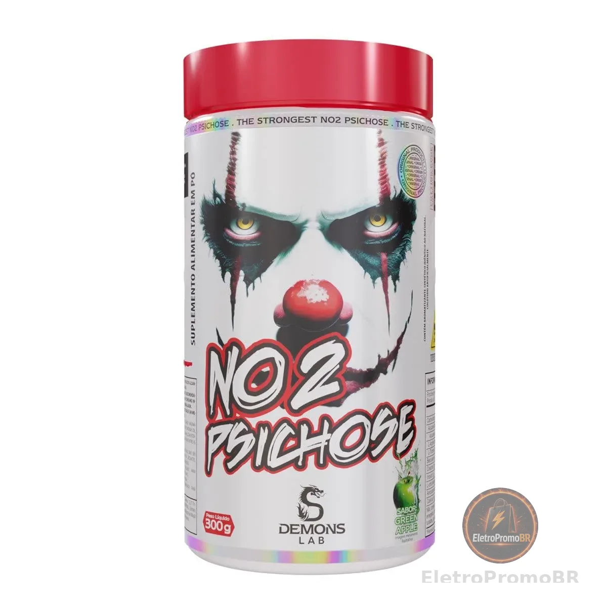 NO2 Psichose - 300g Green Aplle - Demons Lab