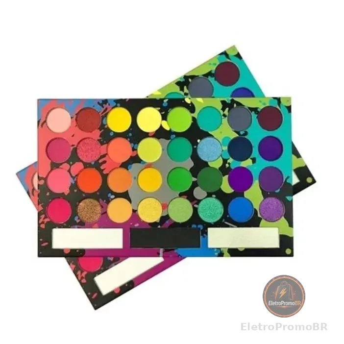 Paleta de Sombras Tropical 35 Cores Matte e Cintilante - LOVÉ RAIN