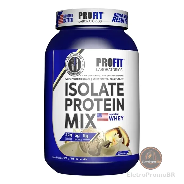 Isolate Protein Mix Whey Isolado Bcaa Glutamina Profit Labs