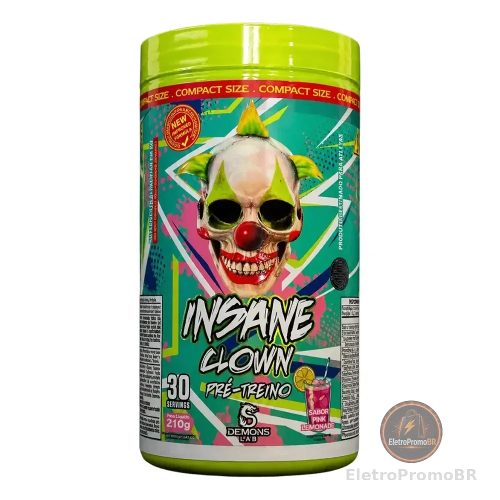 Demons Lab Insane Clown Suplemento Em Pó Energético Pink Lemonade