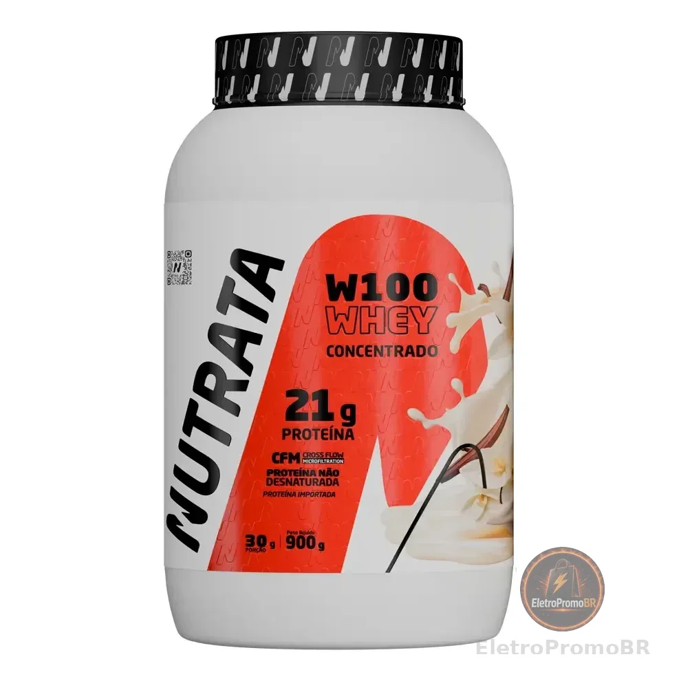 Nutrata W100 Whey Protein Whey Protein W100 Pó Baunilha