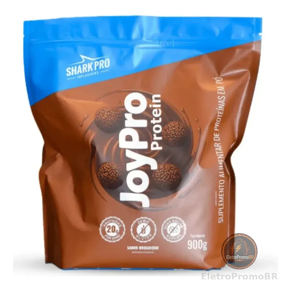 Whey Protein Joypro Brigadeiro Refil 900g - Shark Pro Brigadeiro Brigadeiro
