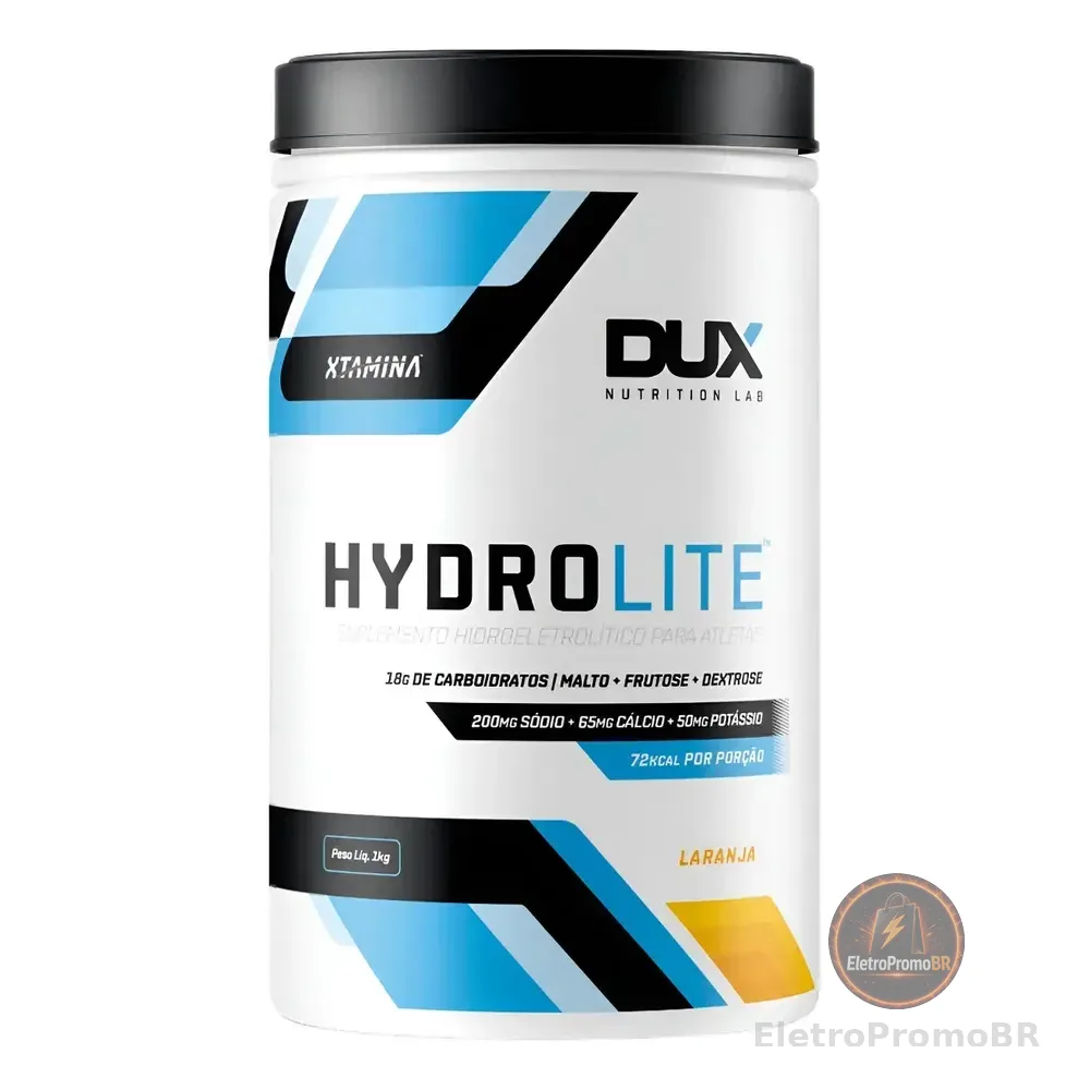 Isotônico Triatlhon Pó Hydrolite 1kg Dux Nutrition Sabor Laranja