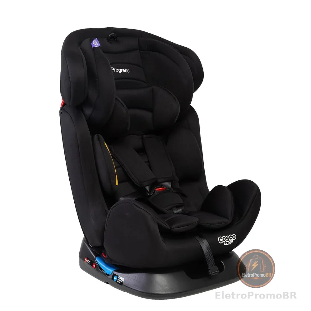 Cosco Kids, Cadeirinha Progress, 0 a 36kg, Preto