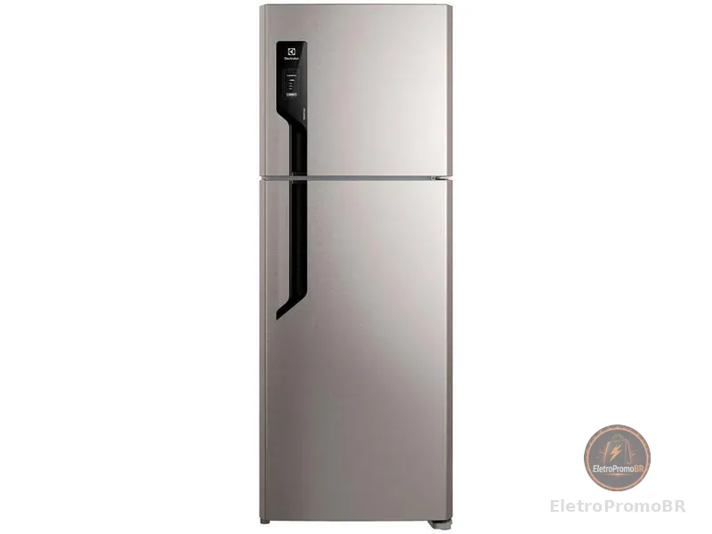 Geladeira/Refrigerador Electrolux Frost Free Duplex Inox Look 480L Efficient