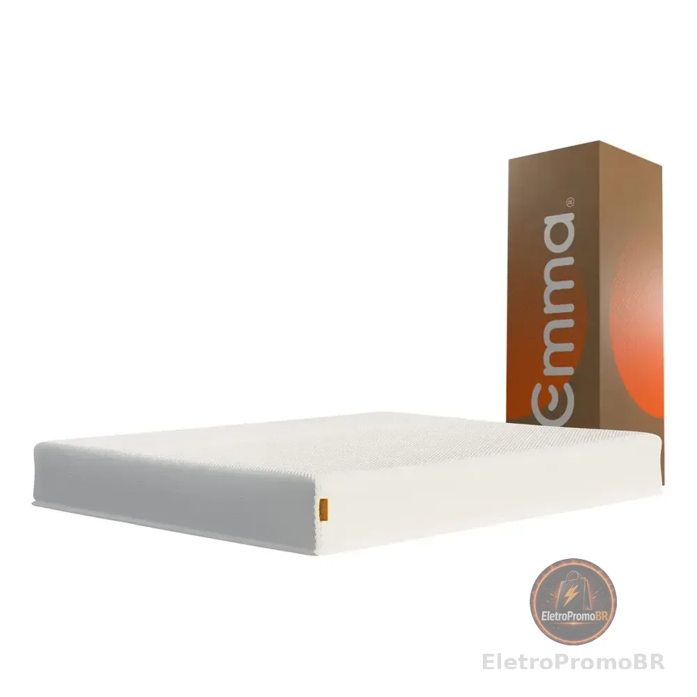 Colchão D28 Ortopédico Queen Emma Basics, 5 Anos De Garantia Cor Branco