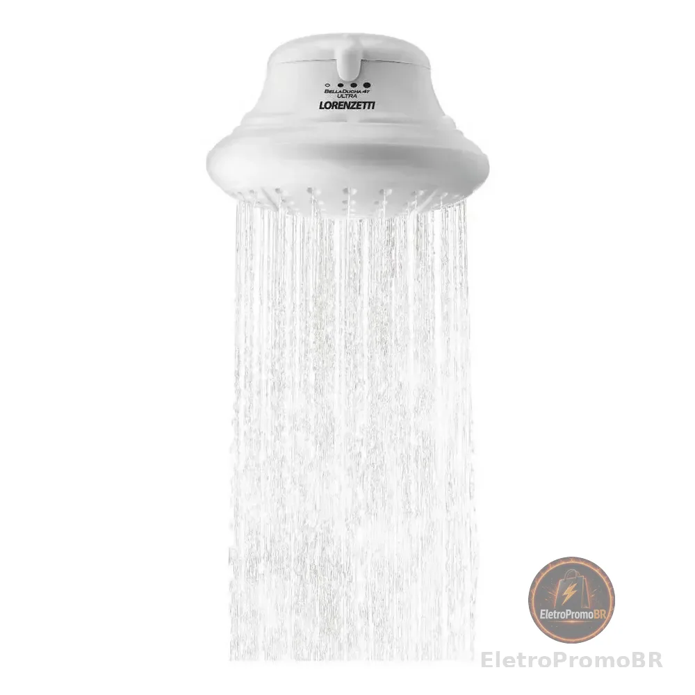 Chuveiro Elétrico Lorenzetti Bella Ducha 4t Ultra 6800w Branco 220v 6.8 Kw
