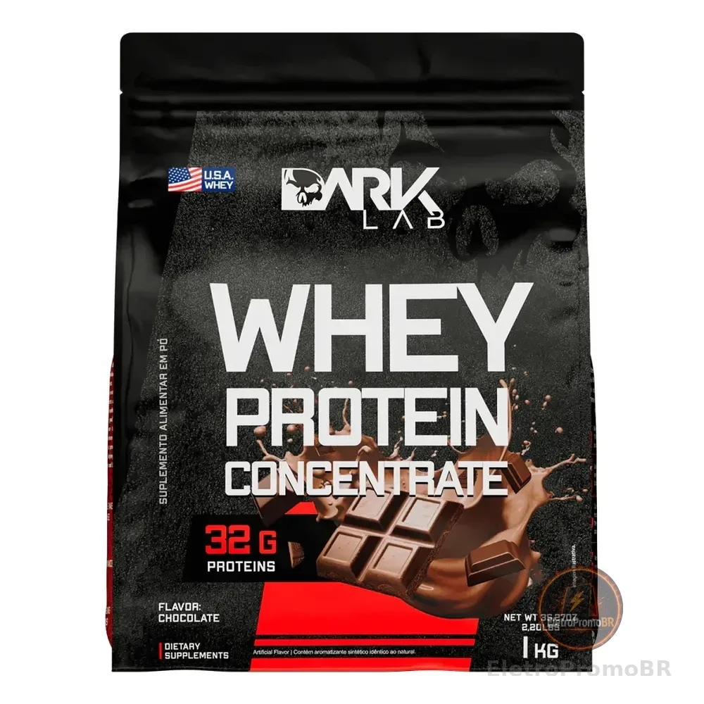 Whey Protein Concentrado 1kg Dark Lab Sabor Chocolate