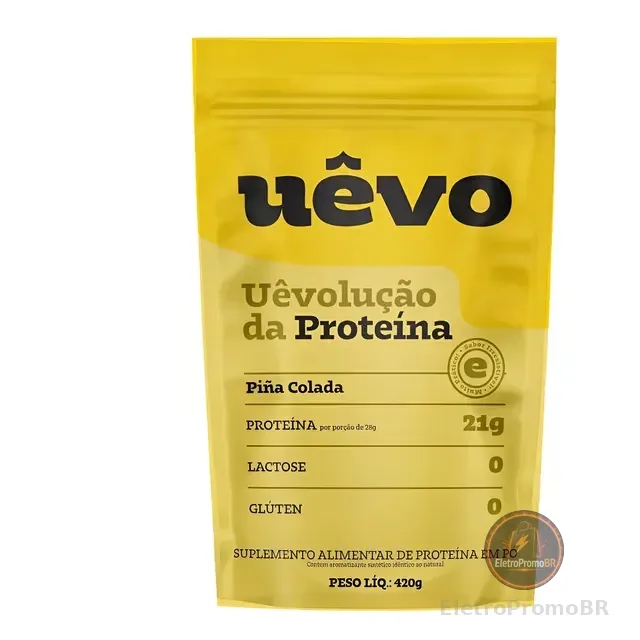 Albumina Uêvo Proteína Do Ovo 420g Alta Absorção Muscular
