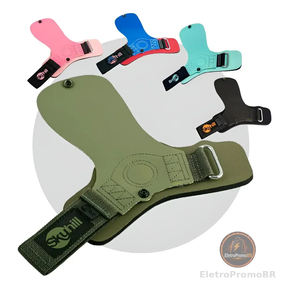 Hand Grip Crossfit Competition 2.0 Skyhill Original Lpo Wod G Verde Musgo - Hero