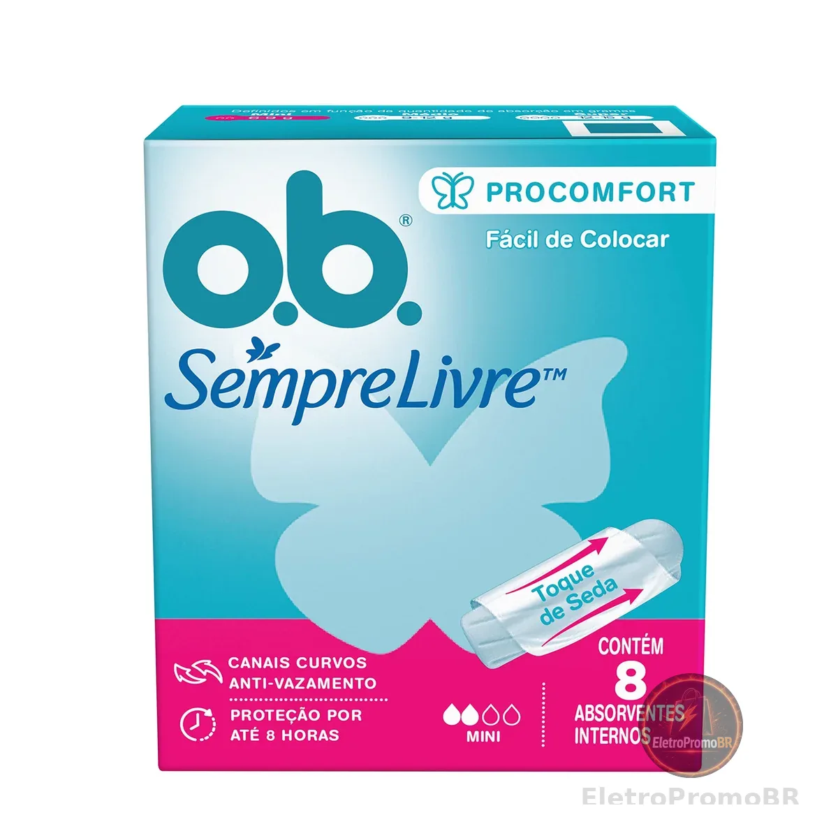 o.b. Absorvente Interno Mini Pro Comfort O.B. 8 Unidades