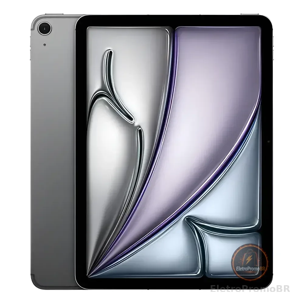 Apple iPad Air 11 Chip M3 Wi-fi Mais Cellular 256 Gb Cinza-espacial Mcg04bz/a - Distribuidor Autorizado